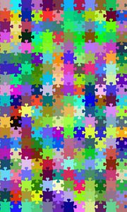 Preview wallpaper puzzle, mosaic, patterns, colorful