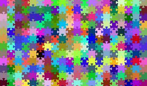 Preview wallpaper puzzle, mosaic, patterns, colorful