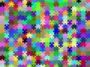 Preview wallpaper puzzle, mosaic, patterns, colorful