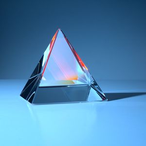 Preview wallpaper pyramid, facets, glass, prism