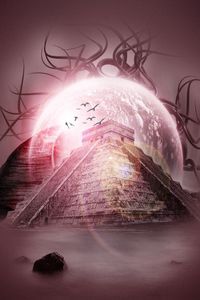 Preview wallpaper pyramid, light, fantasy, imagination