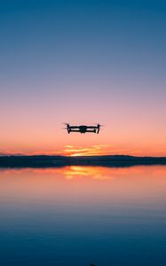 Preview wallpaper quadcopter, sky, horizon