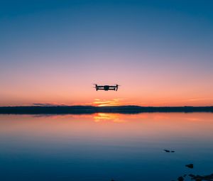 Preview wallpaper quadcopter, sky, horizon