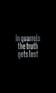 Preview wallpaper quarrels, truth, inscription, wisdom, words