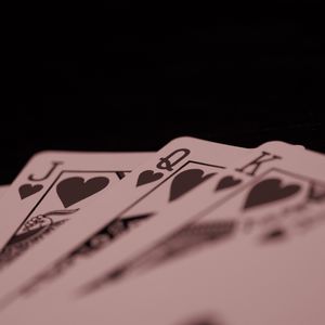 Preview wallpaper queen, playing cards, cards, deck