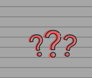 Preview wallpaper question, question mark, symbol, lines, stripes