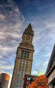 Preview wallpaper quincy market, boston, building, sky, stone