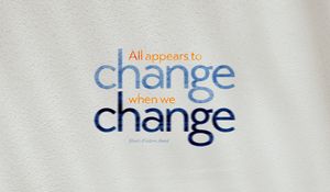 Preview wallpaper quote, change, saying, thought, phrase