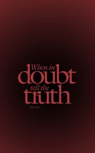 Preview wallpaper quote, doubt, truth, axiom, saying