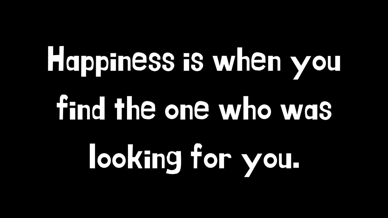 Wallpaper quote, happiness, find, inscription, heart