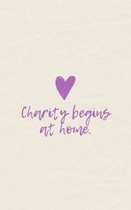 Preview wallpaper quote, phrase, charity, heart