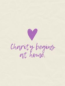 Preview wallpaper quote, phrase, charity, heart