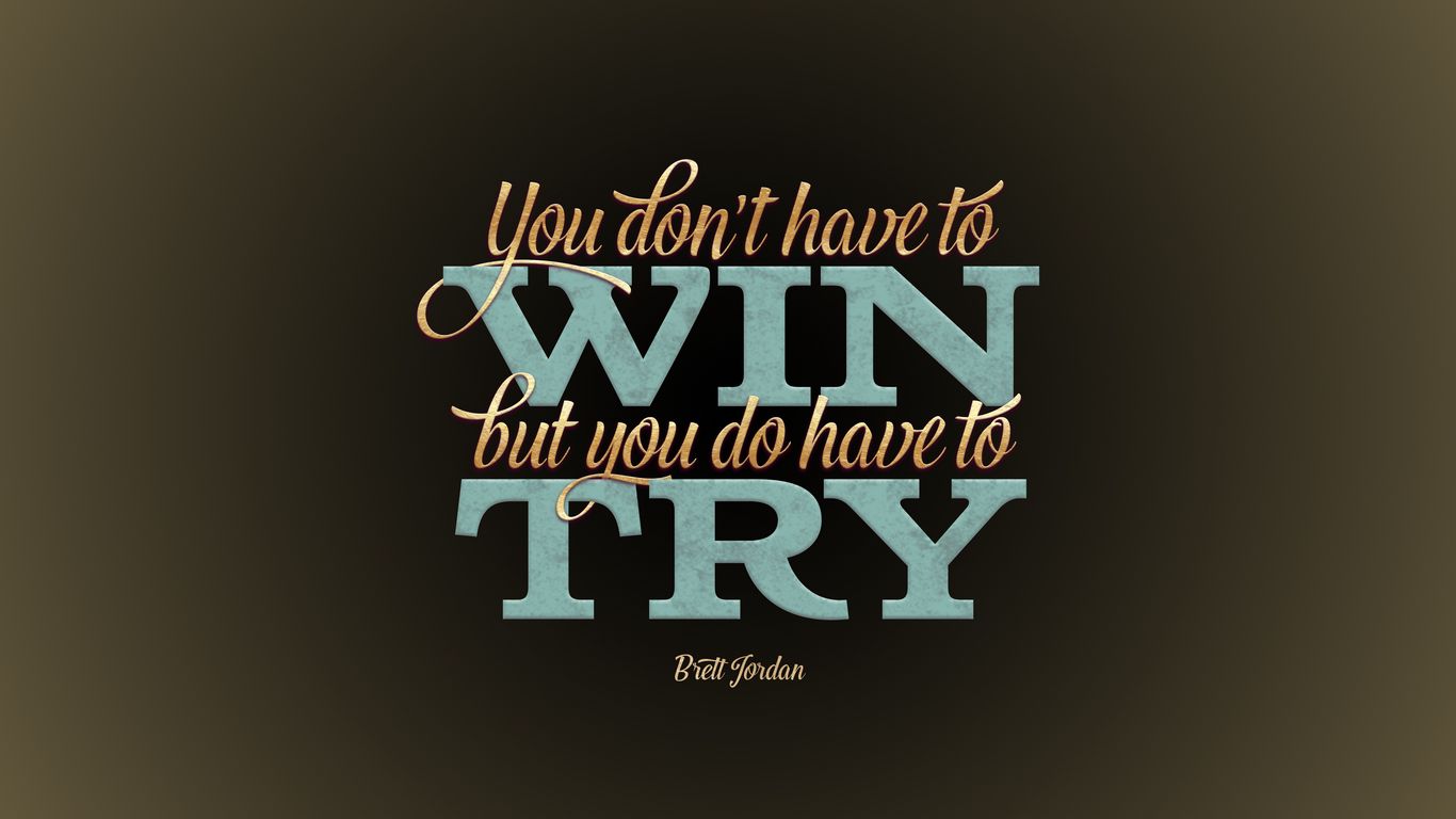 Download wallpaper 1366x768 quote, phrase, motivation, inspiration,  victory, defeat, power tablet, laptop hd background