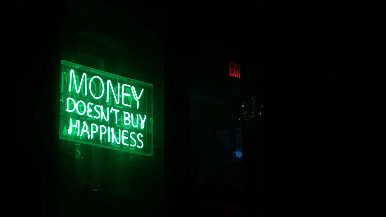 Wallpaper quote, phrase, neon, with meaning, backlight