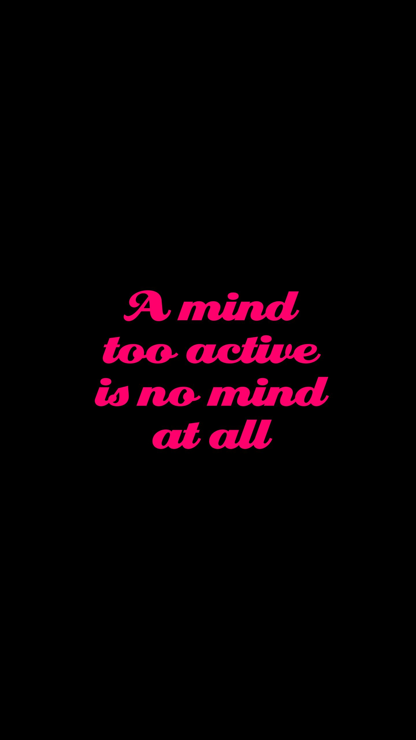 1440x2560 Wallpaper quote, phrase, words, pink