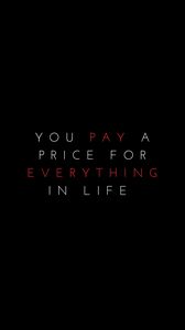 Preview wallpaper quote, price, life, pay, phrase