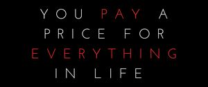 Preview wallpaper quote, price, life, pay, phrase