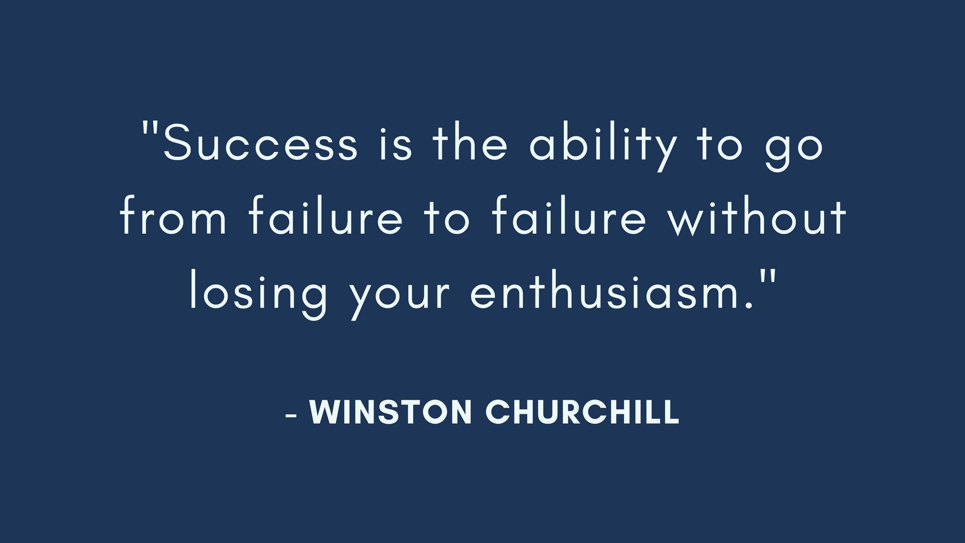 Download wallpaper 1920x1080 quote, success, failure, enthusiasm, saying  full hd, hdtv, fhd, 1080p hd background