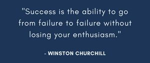 Preview wallpaper quote, success, failure, enthusiasm, saying