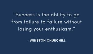 Preview wallpaper quote, success, failure, enthusiasm, saying