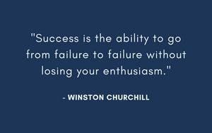 Preview wallpaper quote, success, failure, enthusiasm, saying