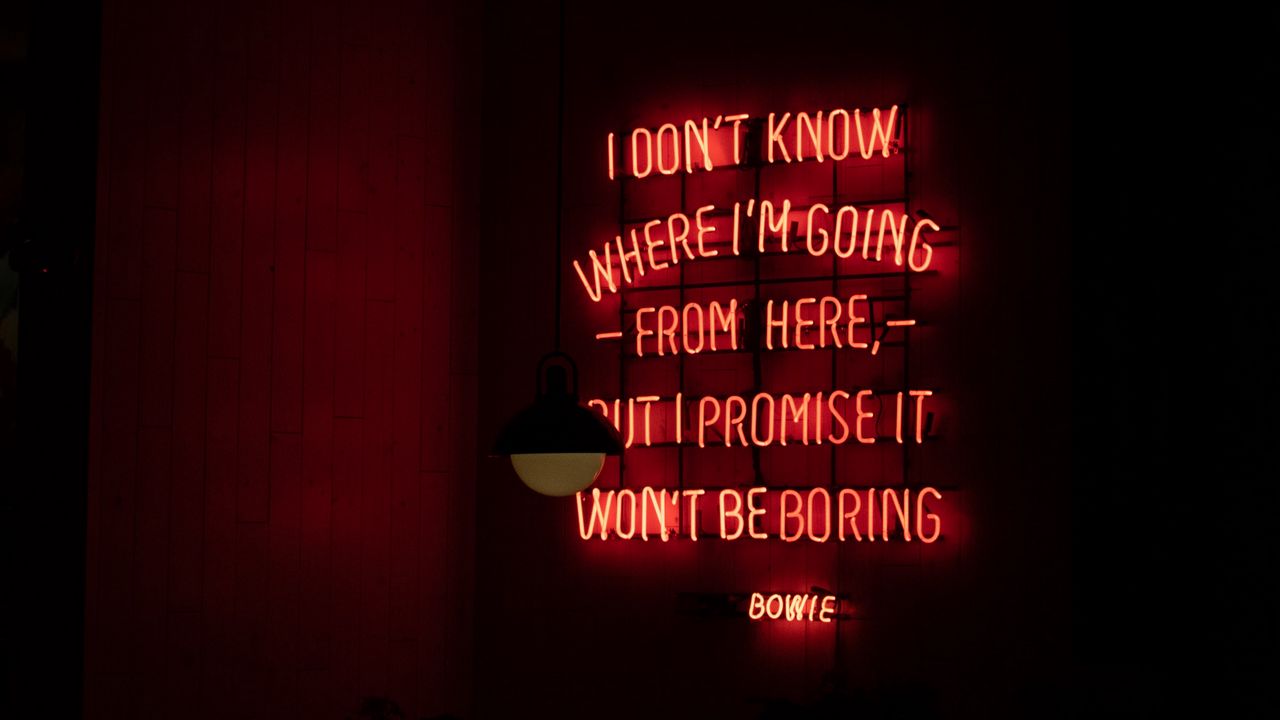 Wallpaper quotes, phrases, text, neon, backlight, dark hd, picture, image