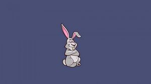 Preview wallpaper rabbit, art, minimalism, picture