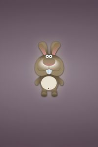 Preview wallpaper rabbit, drawing, art, lilac