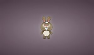 Preview wallpaper rabbit, drawing, art, lilac