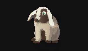 Preview wallpaper rabbit, hare, art, minimalism