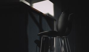 Preview wallpaper rack, chairs, light, dark