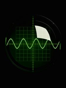 Preview wallpaper radar, line, grid, glow, green