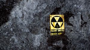 Preview wallpaper radiation, nameplate, words, text, wall