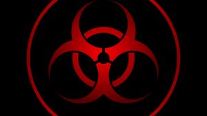 Preview wallpaper radiation, sign, symbol, red, black