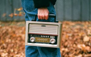 Preview wallpaper radio, retro, vintage, style