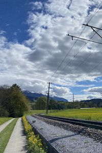 Preview wallpaper railroad, turn, mountains, landscape