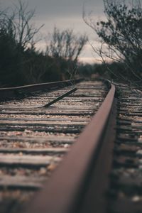 Preview wallpaper rails, railway, distance