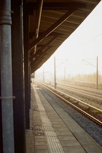 Preview wallpaper railway, station, fog