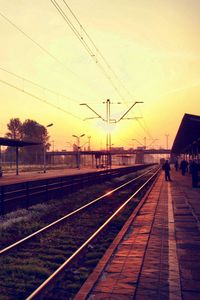 Preview wallpaper railway station, sky, building