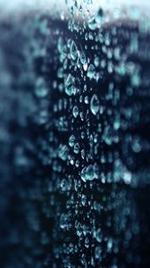 Preview wallpaper rain, bokeh, macro, drops