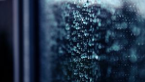 Preview wallpaper rain, bokeh, macro, drops