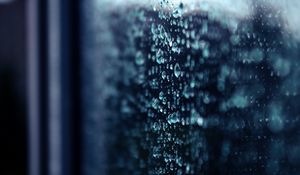 Preview wallpaper rain, bokeh, macro, drops