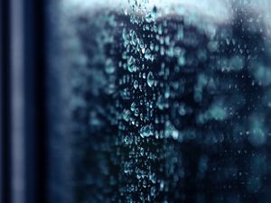 Preview wallpaper rain, bokeh, macro, drops