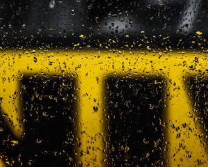 Preview wallpaper rain, drops, glass, macro