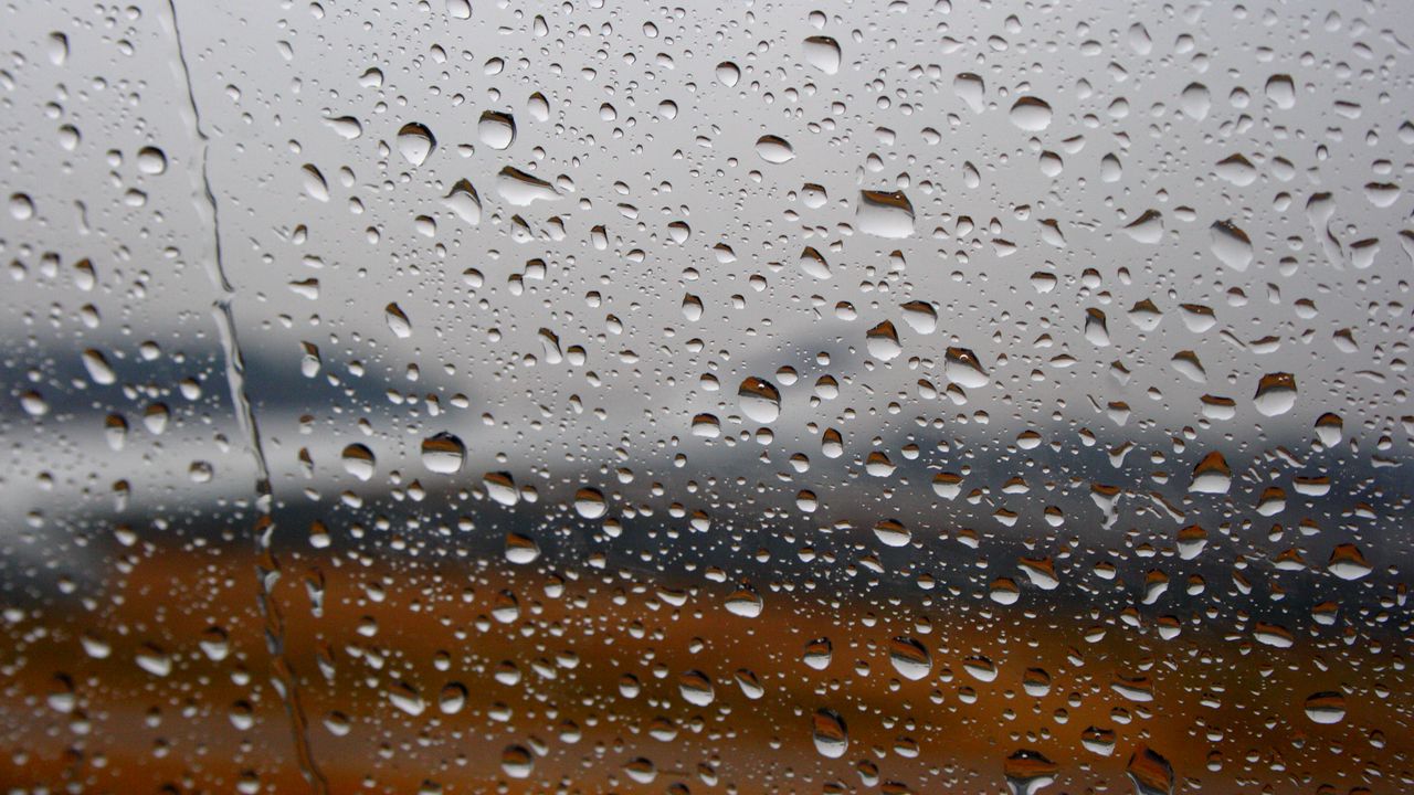 Wallpaper rain, drops, glass, macro, wet