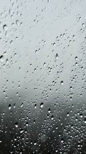 Preview wallpaper rain, drops, glass, macro, dark