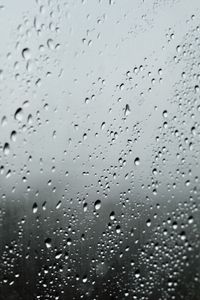 Preview wallpaper rain, drops, glass, macro, dark