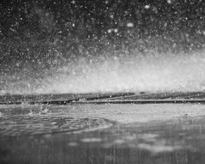 Preview wallpaper rain, drops, splashes, water, macro