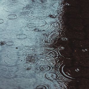 Preview wallpaper rain, drops, spray, circles