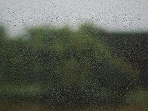 Preview wallpaper rain, glass, drops, wet, macro, blur